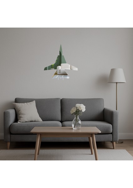 Aircraft 12 Dekoratif Iç Mekan Aynalı Tablo - PHN2905-4533 indirimleri