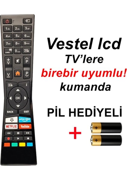 Vestel Jvc Lcd Tv Uzaktan Kumanda