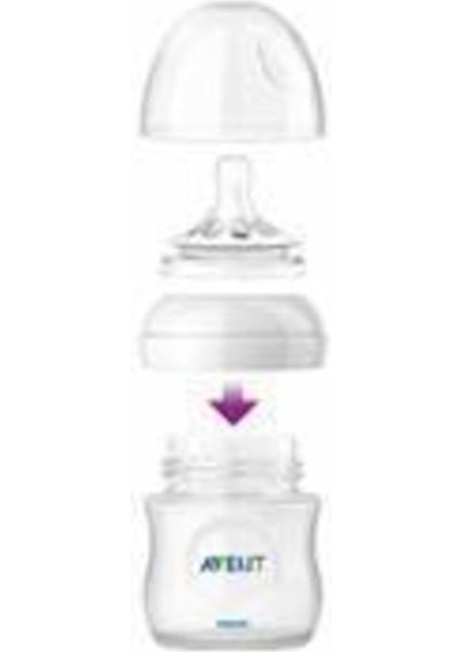 Natural Cam Biberon Seti 2'li (240 ml + 120 Ml)