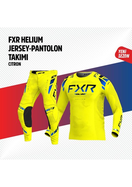 Fxr Sarı Mavi Jersey Pantolon Takımı