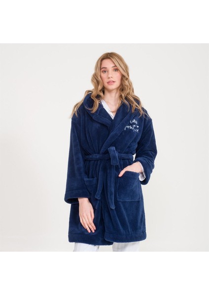 Welsoft Kapüşonlu Peluş Kadın Sabahlık fiyatları