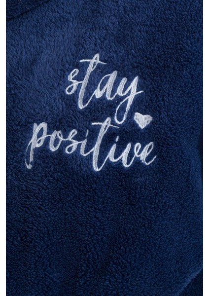 Welsoft Kapüşonlu Peluş Kadın Sabahlık