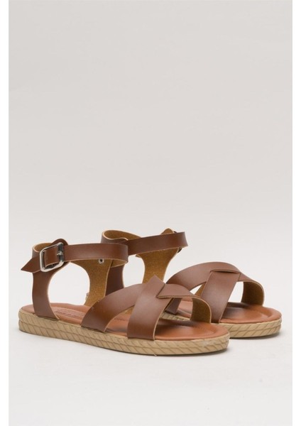 Kadın Günlük Çapraz Bantlı Sandalet Yazlık Rahat Tabanlı Ayakkabı Iş Ofis Plaj Dış Mekan fırsatları