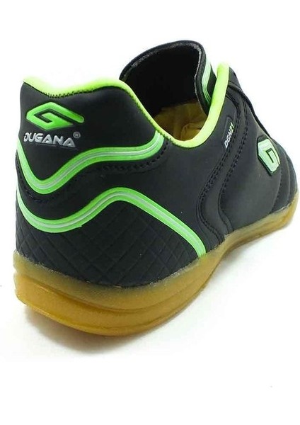 Futsal Salon-Parkur Ayakkabı Siyah-F.yeşil 114 DGN21