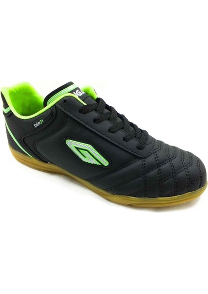 Futsal Salon-Parkur Ayakkabı Siyah-F.yeşil 114 DGN21