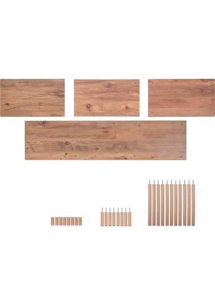 YPR Wood Doğal Çam- Ahşap- Çok Katlı Raf – Kitaplık, Çiçeklik, Kolay Kurulum- Konsol Çok Amaçlı 30X50X120 fırsatları