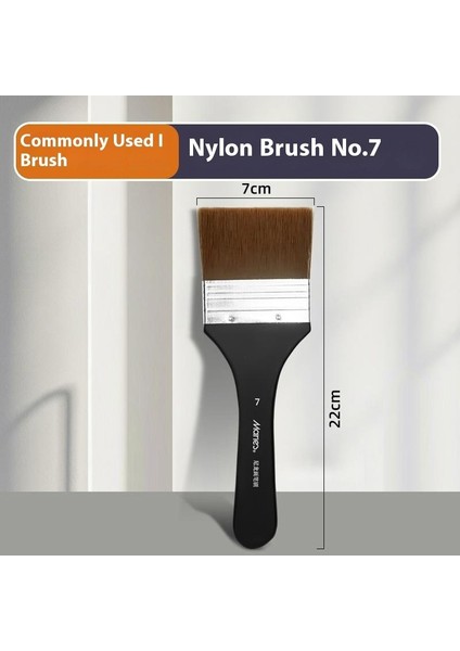 1 Adet Marley Profesyonel Uzun Çubuk Naylon Fırça Seti｜akrilik Duvar Fırçası Tahta Fırçası (Yurt Dışından)