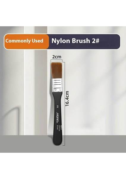 1 Adet Marley Profesyonel Uzun Çubuk Naylon Fırça Seti｜akrilik Duvar Fırçası Tahta Fırçası (Yurt Dışından)