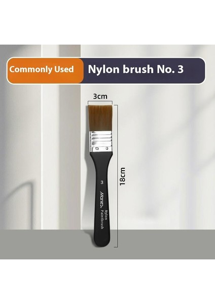 1 Adet Marley Profesyonel Uzun Çubuk Naylon Fırça Seti｜akrilik Duvar Fırçası Tahta Fırçası (Yurt Dışından)