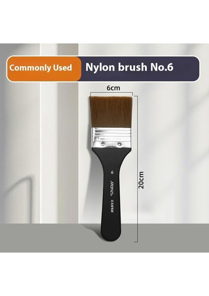 1 Adet Marley Profesyonel Uzun Çubuk Naylon Fırça Seti｜akrilik Duvar Fırçası Tahta Fırçası (Yurt Dışından)