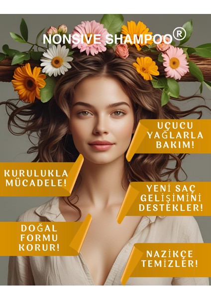 Shampoo Type2 Kuru Saçlar için Onarıcı-Bakım Şampuanı /Tuzsuz-Sülfatsız Şampuan (aromaterapik uçucu yağ içeriği) indirimleri