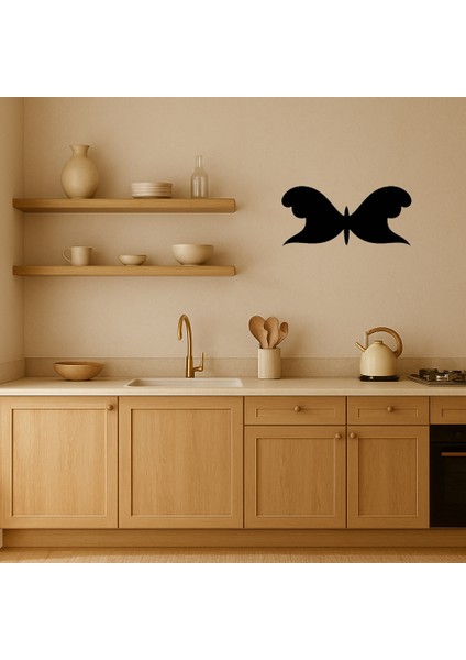 Çarpıcı Kelebek Desenli Mdf Dekoratif Tablo - PHN7613-7888 fiyatları