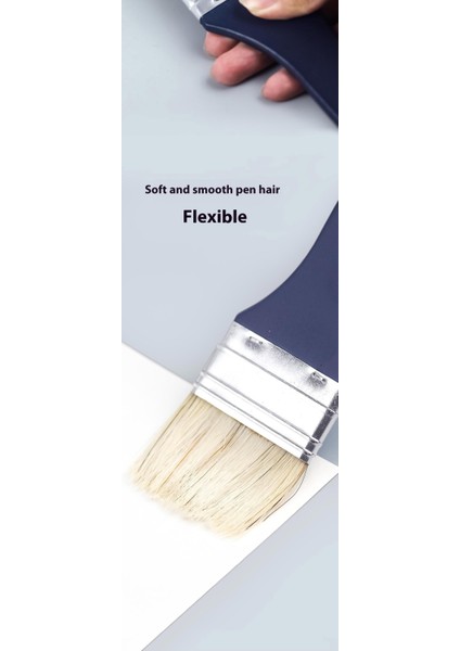 4 Adet Marley Profesyonel Uzun Kıl Fırça Seti｜akrilik Boyama Fırçaları Tahta Fırçaları (Yurt Dışından) modelleri