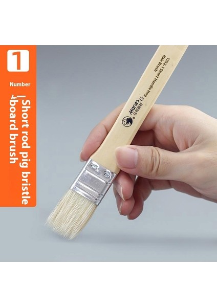 1 Adet Marley Profesyonel Uzun Kıl Fırça Seti｜akrilik Duvar Fırçası Tahta Fırçası (Yurt Dışından)