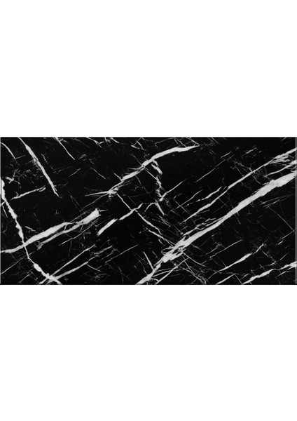 60-30 cm Siyah Mermer Desen Yapışkanlı Zemin Yer Duvar Döşeme Panel