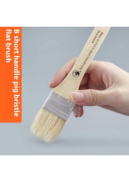 1 Adet Marley Profesyonel Uzun Kıl Fırça Seti｜akrilik Duvar Fırçası Tahta Fırçası (Yurt Dışından)