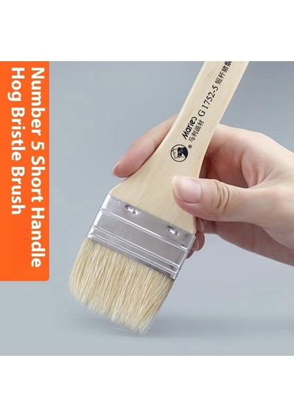 1 Adet Marley Profesyonel Uzun Kıl Fırça Seti｜akrilik Duvar Fırçası Tahta Fırçası (Yurt Dışından)