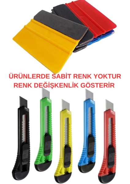 Duvar Paneli Uygulama seti 1 Adet Keçeli Ragle 1 Adet Falçata Pratik Duvar Paneli Kağıdı Folyo Seti