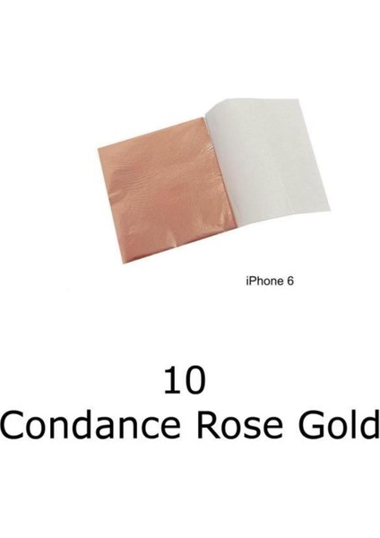 Varak Kaplama Yaprak Metalik Folyo Imitasyon 9X9CM 10LU Paket 10 Condance Rose Gold R5799F-10