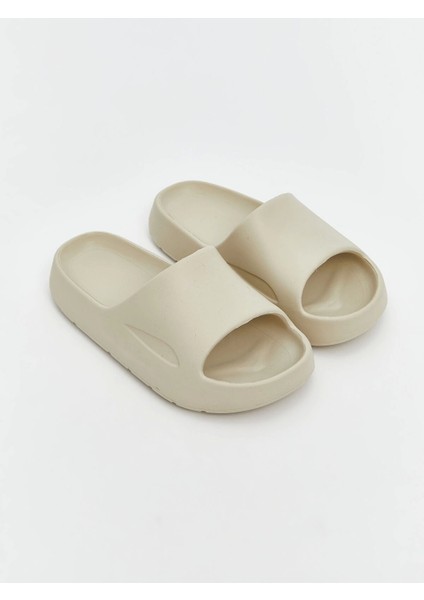 Lcw Steps Bej Tek Bantlı Erkek Çocuk Terlik