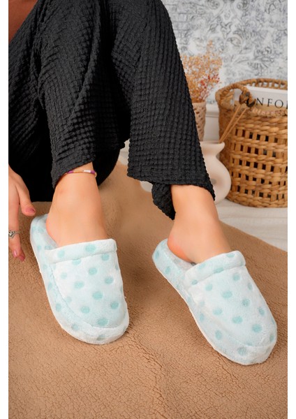 Kadın Ev Terliği Peluş Terlik Çeyiz ve Bohça Terliği Ses Yapmaz Kalın Taban indirimleri