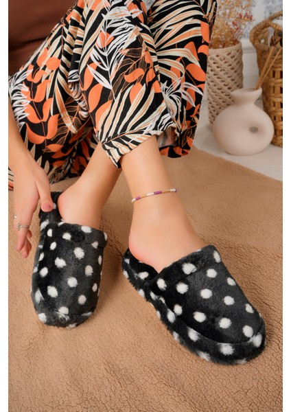 Kadın Ev Terliği Peluş Terlik Çeyiz ve Bohça Terliği Ses Yapmaz Kalın Taban modelleri