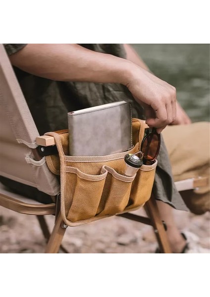 Açık Hava Sandalye Yan Saklama Çantası, Kamp Için Askılı Aksesuar, Gelişmiş Aşınma Direnci ve Kullanışlı Cepler (Yurt Dışından) fiyatları