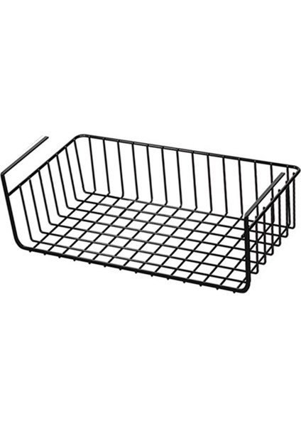 1 Adet Metal Mutfak Düzenleyici Raf Masa Altı Asılı Ağ Sepet Çok Işlevli Kitap Depolama Rafı Ev Ofisleri B (Yurt Dışından)