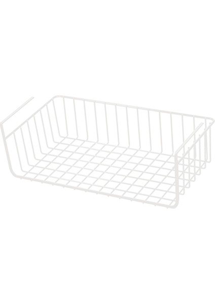 1 Adet Metal Mutfak Düzenleyici Raf Masa Altı Asılı Ağ Sepet Çok Işlevli Kitap Depolama Rafı Ev Ofisleri A (Yurt Dışından)