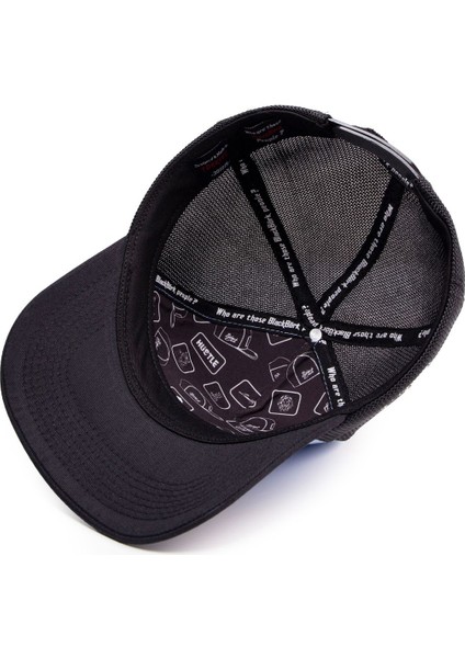 Siyah Siperli - Buz Mavi - Siyah Fileli Şapka (Cap) modelleri