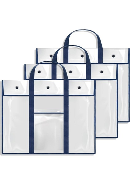 3 Paket Poster Saklama Çantası (29X24 Inç) Öğretmenler Sınıf Organizasyonu Için Pano Tutucu Sanat Portföyü Kabı (Yurt Dışından)