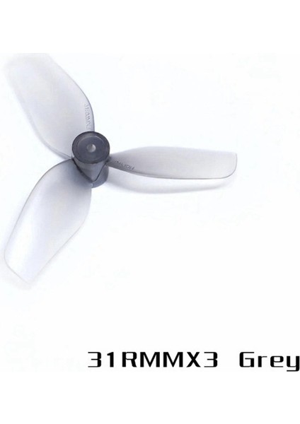 2 Çift 31MM 3 Kanatlı Pc Pervane Hafif Pervane 1.0mm Şaft METEOR65 METEOR65PRO AIR65 Quadcopter Gri (Yurt Dışından) fiyatları