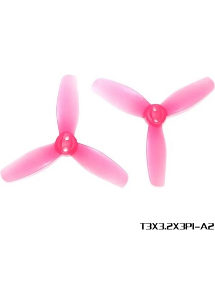 2 Çift T3X3.2X3 3 Kanatlı Pervane 3 Inç 2cw + 2ccw Pc Pervane Djı Avata2 Fpv Drone Aksesuarları Pembe (Yurt Dışından) fırsatları