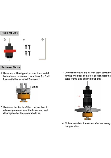 3 Delikli Pervane Sökme Aleti Motorları Sökme Anahtarı Cnc Alet Takımı Fpv Drone Freestyle Pervane Sökme (Yurt Dışından) indirimleri