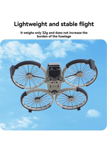 Djı Flıp Çarpışma Önleyici Pervane Koruma Koruma Kılıfı Drone Aksesuarları Siyah Için Koruyucu Tampon Halkası Kılıfı (Yurt Dışından)