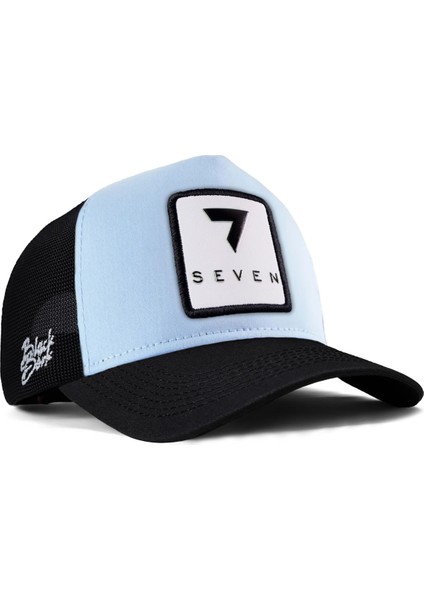 Siyah Siperli - Buz Mavi - Siyah Fileli Şapka (Cap)