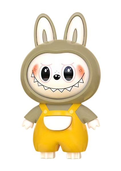 Sevimli Karikatür Yüz Değiştirici Labubu Anahtarlık (Yurt Dışından)