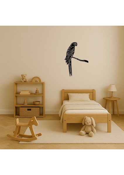 Çift Macaw Papağan Mdf Dekoratif Tablo - PHN7631-2604 modelleri