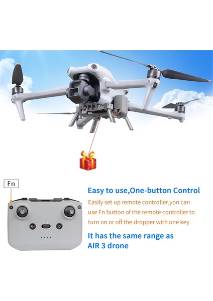 Djı Aır 3s / Air 3 Drone Düğün Teklifi Teslimat Cihazı Için Airdrop Sistemi Yüzük Atıcı Aksesuarları (Yurt Dışından) indirimleri
