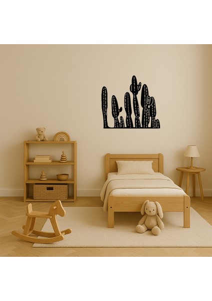Trendy Kaktüs Desenli Mdf Dekoratif Tablo - PHN1255-3480 modelleri