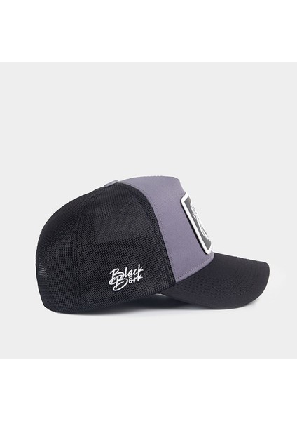 Aslan Logolu Siyah-Gri Trucker Şapka fiyatları