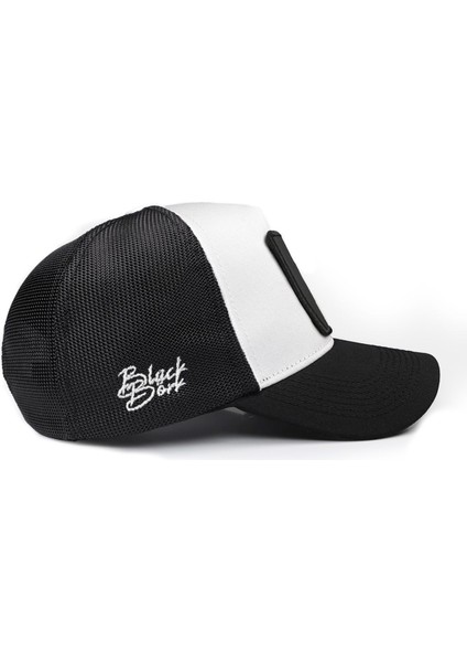 Ayı Logolu Siyah-Beyaz Trucker Şapka fiyatları