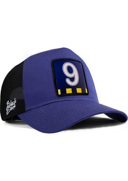 Siyah Fileli - Mavi Şapka (Cap)