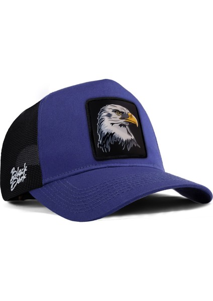 Siyah Fileli - Mavi Şapka (Cap)