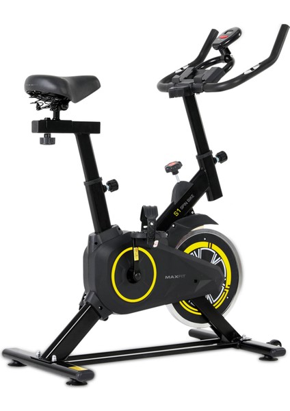 Garantili Maxfit S1 Spinbike Direnç Ayarlı Elden Nabız Ölçer Ayarlanabilir Sele ve Gidon fırsatları