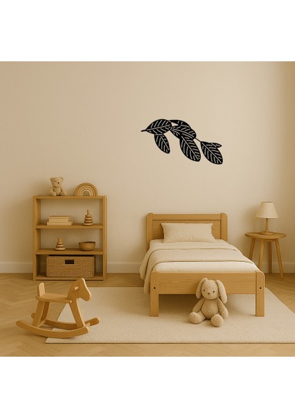 Modern Çizgisel Yaprak Tasarımlı Mdf Dekoratif Tablo - PHN2299-2207 modelleri