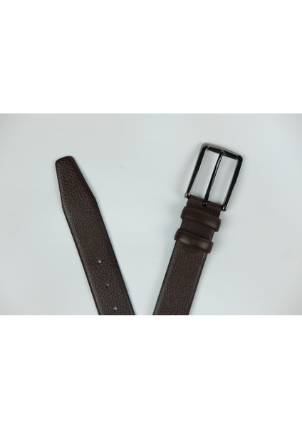 %100 Deri 3.5 cm Tbk 014 Düz Koyu Kahverengi fiyatları