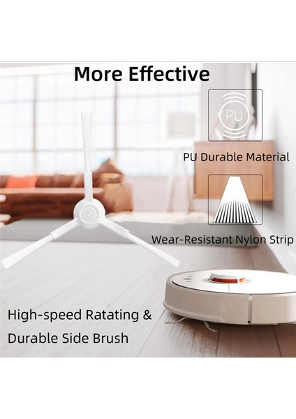 Xiaomi Robot Süpürge S10/ S12 B106GL Için Yedek Yedek Parçalar Süpürge Aksesuarları Ana Yan Fırça Hepa Filtre Paspas Bezi (Yurt Dışından) fırsatları