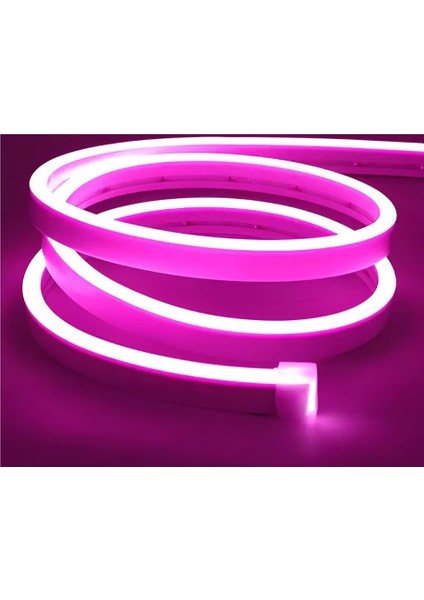 Pembe Neon LED (12V) 50 Metre