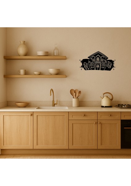 Aile Evi Inşa Dekoratif Tablo - PHN7718-8874 fiyatları